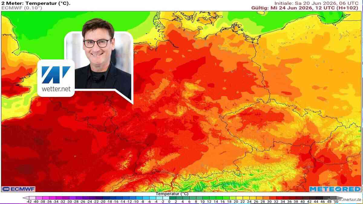 Extrem-Hitze einen Tag vor Sommeranfang: 37,5 Grad – jetzt fallen uralte Juni-Rekorde reihenweise