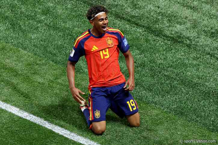 Lamine Yamal scores first World Cup goal as Spain run rampant against Saudi Arabia