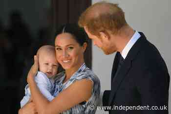 Prince Harry’s son Archie steals show wearing England shirt in sweet Father’s Day photo