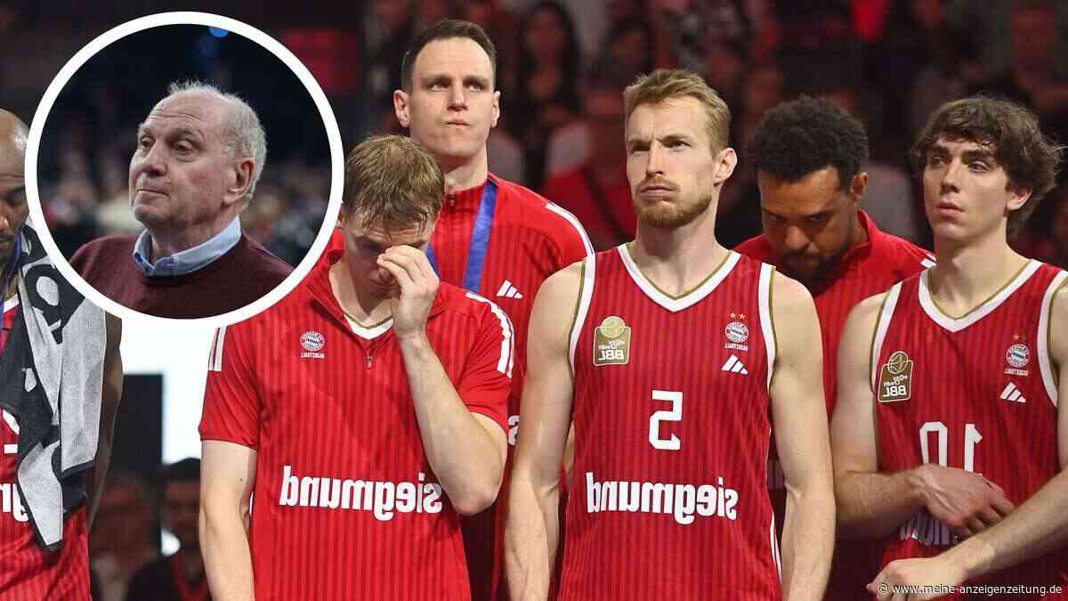FC Bayerns Basketballer verspielen vor Hoeneß’ Augen den Meistertitel