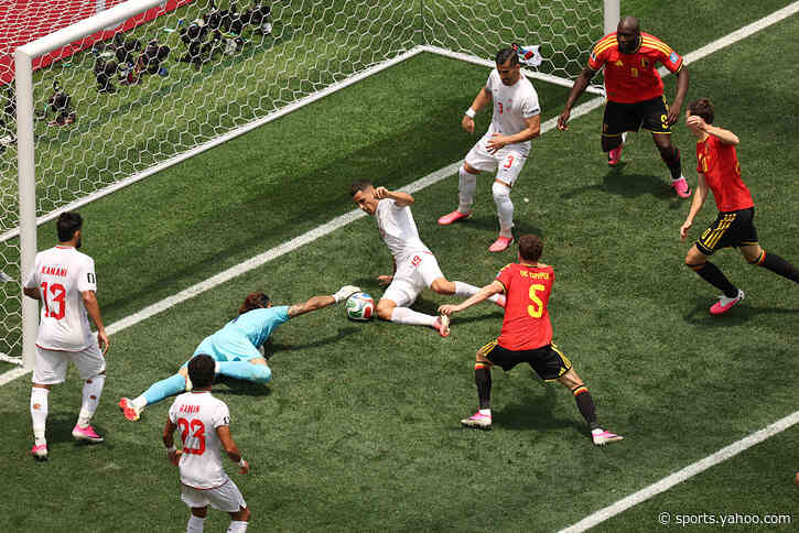 📸 Beiranvand pulls off the best save of the World Cup against Belgium