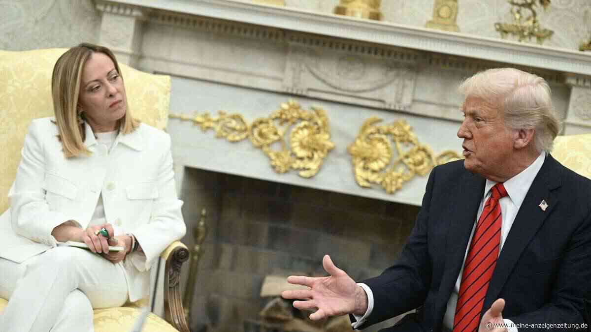 Trump gegen Meloni: Aktuelle Umfragen geben Italiens Regierungschefin Recht