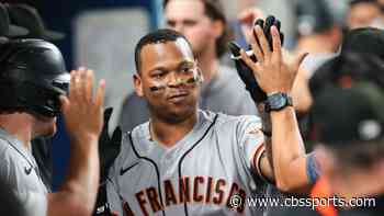 Rafael Devers tries to reject pinch-runner in Giants' loss to Marlins: 'You know how competitive he is'