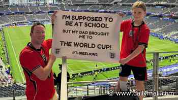 Penalty! Parents who take pupils to see the World Cup face hefty fines