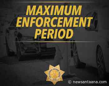 Statewide CHP Maximum Enforcement Period begins at 6 p.m. tonight and will target drunk drivers