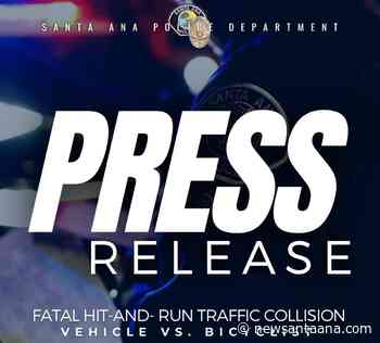 Irvine bicyclist killed in hit and run collision in Santa Ana
