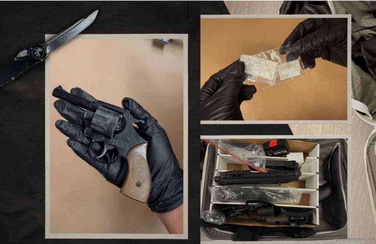 Police seized drugs and weapons from an O.C. probationer after an e-bike chase