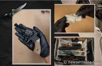 Police seized drugs and weapons from an O.C. probationer after an e-bike chase
