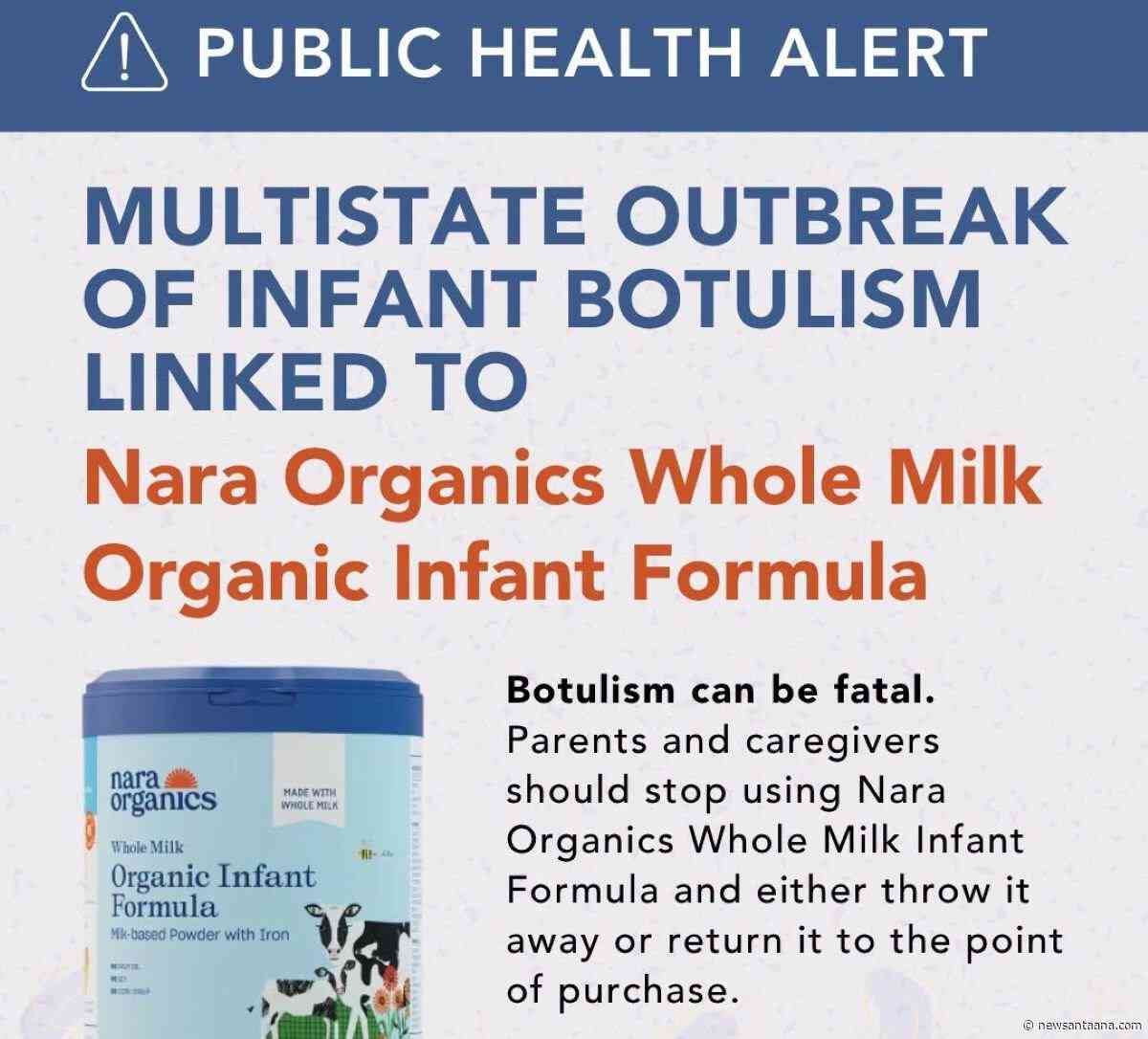 Nara Organics Infant Formula pulled nationwide over Botulism outbreak