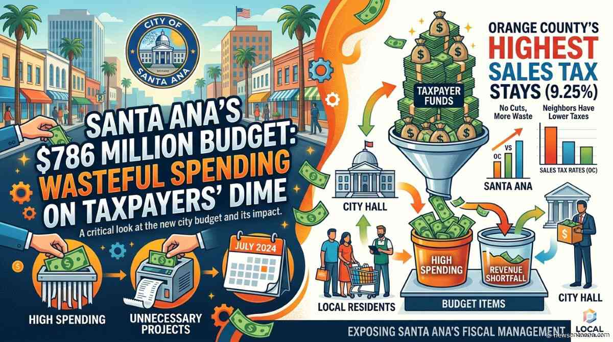 Santa Ana’s $786M budget: protecting wasteful spending on the taxpayer’s dime