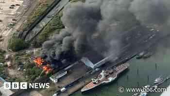 Alert as fire breaks out at derelict building