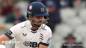 Holden century rescues Middlesex at Kent