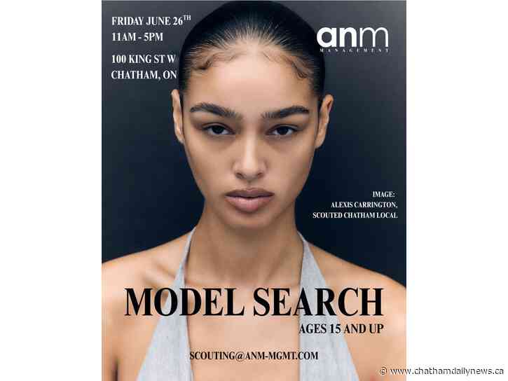 Model search, where local residents discovered in past, returning to Chatham