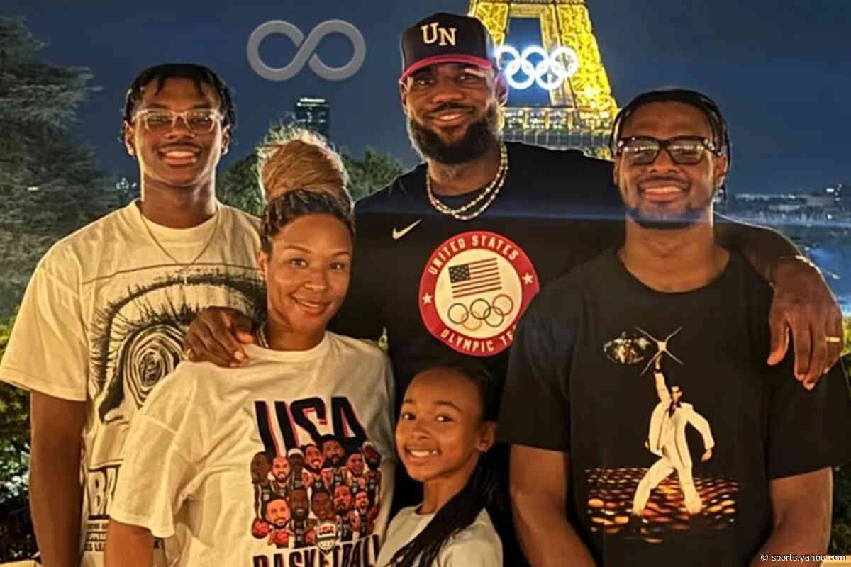 LeBron James gets different Father’s Day messages from sons Bronny, Bryce