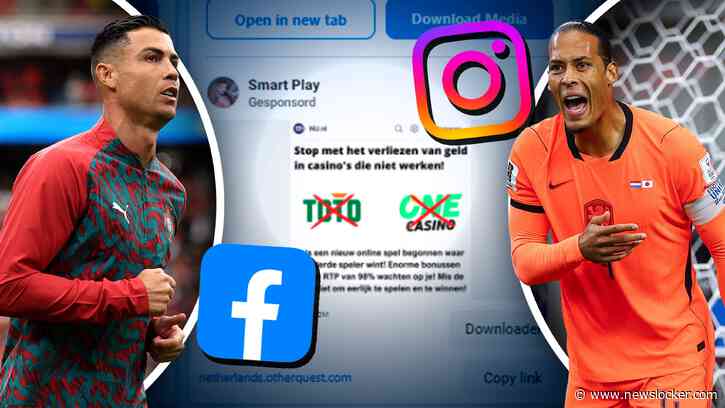 Virgil van Dijk en Ronaldo misbruikt in massale illegale gokreclames: Instagram voor rechter gesleept