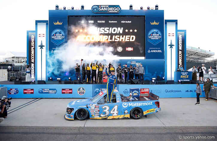 Layne Riggs wins NASCAR Truck Series race at San Diego in June 2026