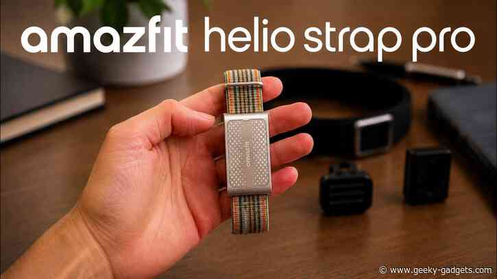 Amazfit Helio Strap Pro Unveils a Triple-Position Sensor System