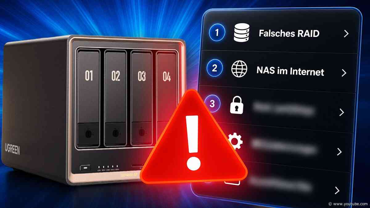 5 Fehler, die fast jeder NAS-Besitzer macht!