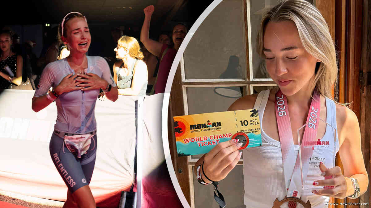 Anette (20) wint Ironman met zware reuma en plaatst zich voor WK: ’Dit had ik nooit verwacht’