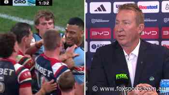 ‘Not a crybaby’: Sharks star’s eye-raising declaration as Robbo weighs in on fiery on-field feud