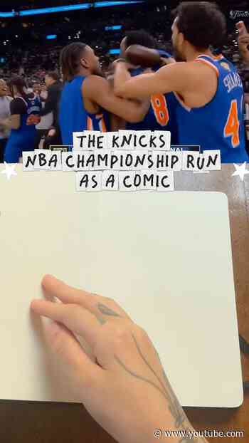 this run feels like a work of art 🖼️✍️#nba #nyknicks #drawing