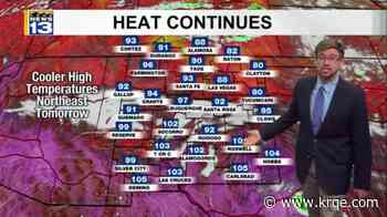 Heat sticks around with moisture returning to New Mexico this week