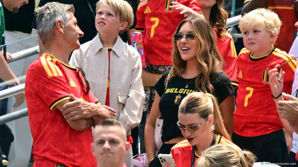 Zoontje (10) Kevin De Bruyne in tranen tijdens WK-duel België