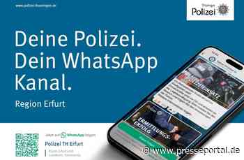 LPI-EF: Erfurter Polizei bringt mit eigenem WhatsApp-Kanal Blaulicht aufs Handy