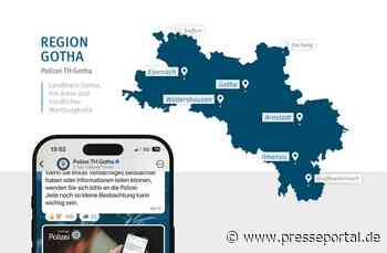 LPI-GTH: Blaulicht aufs Handy: Landespolizeiinspektion Gotha startet WhatsApp-Kanal