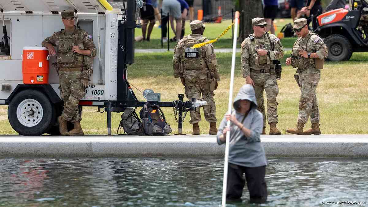 Trump heeft spiegelvijver in Washington bekeken en wil onmiddellijk herstel