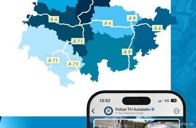 API-TH: Die Autobahnpolizeiinspektion Thüringen bringt aktuelles Verkehrsgeschehen mit eigenem WhatsApp-Kanal aufs Handy
