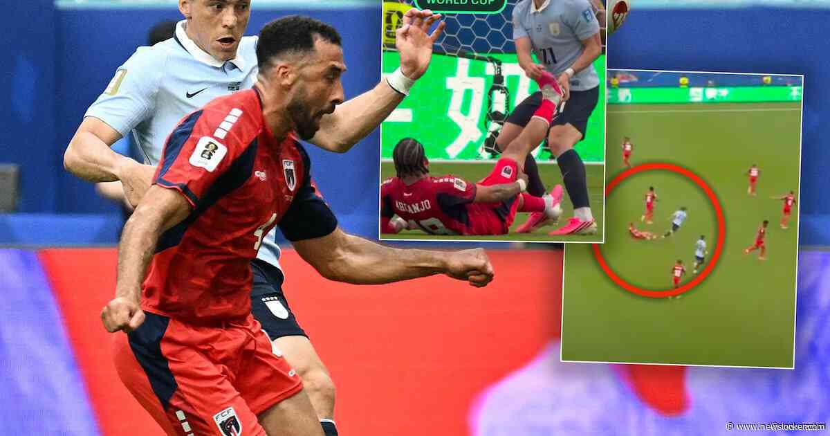 Sportief? Nou... Uruguayaan helpt tegenstander met kramp, maar sprint vervolgens keihard weg