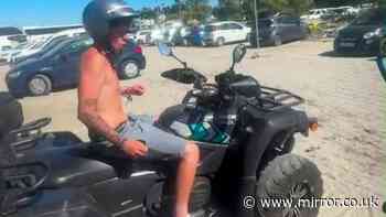 Teen left fighting for life after falling off quad bike on holiday in Zante