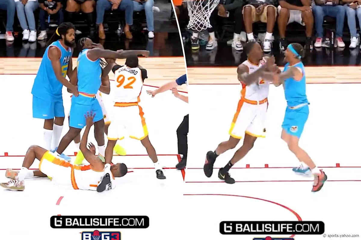 Two former NBA stars suspended by BIG3 after separate altercations in opener