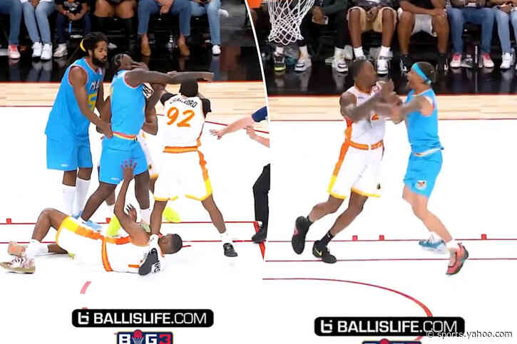 Two former NBA stars suspended by BIG3 after separate altercations in opener