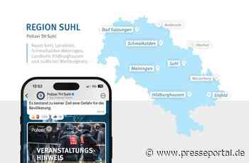 LPI-SHL: Landespolizeiinspektion Suhl jetzt mit eigenem WhatsApp-Kanal