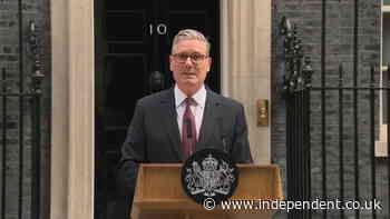Keir Starmer fights back tears as he announces resignation as prime minister