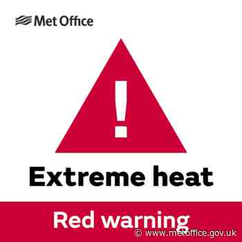 Red warning of extreme heat affecting Wales