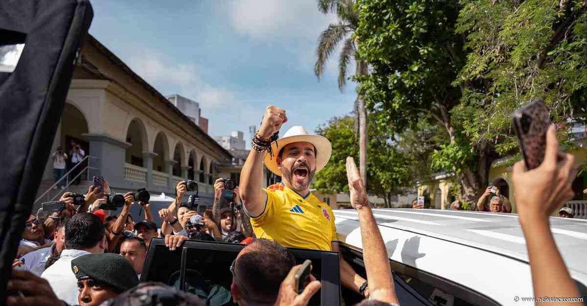 Uiterst rechtse ‘El Tigre’ wint volgens voorlopige telling presidentsverkiezing in Colombia. Wie is deze politieke buitenstaander?