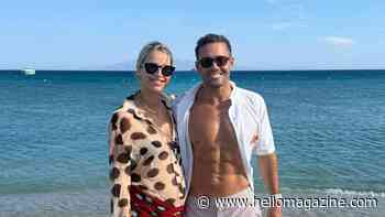 Pregnant Vogue Williams shows off baby bump in bikini ahead of welcoming baby number 4