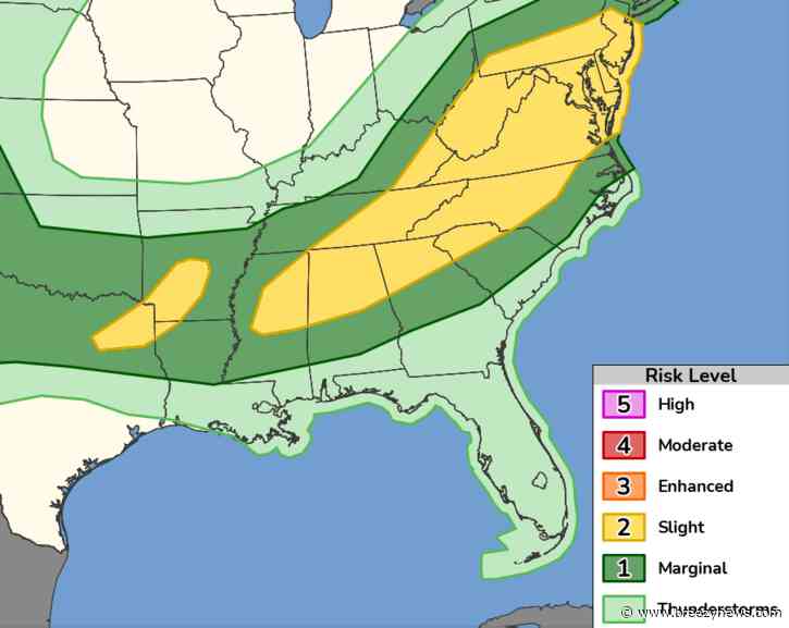 Rain, Storms Expected Locally Today