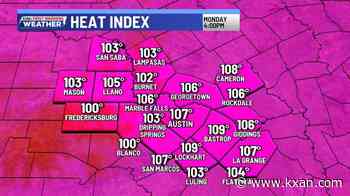 Heat Advisory issued as temperatures are heading up