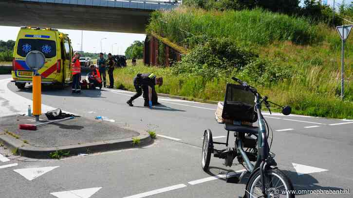 Vrouw op driewieler ernstig gewond bij aanrijding in Rosmalen