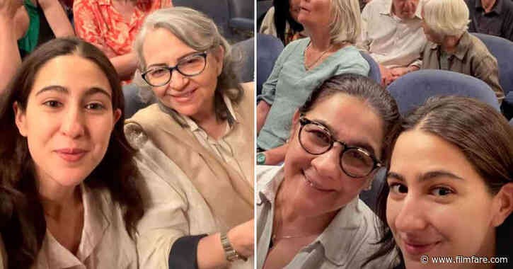 Sara Ali Khan Sharmila Tagore And Amrita Singh Watch A Play Together