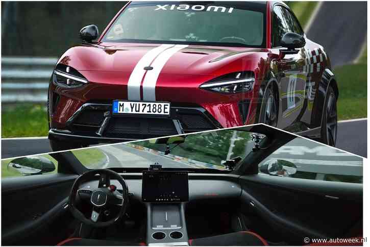 Xiaomi YU7 GT: Chinese power-SUV vestigt zonder bestuurder record op Nürburgring