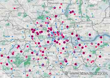 London's coolest places revealed: Interactive map shows where to escape searing 40C heat