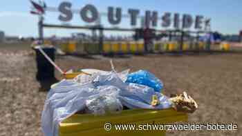 Nach dem Festival in Neuhausen: Das Southside ist vorbei – übrig bleibt tonnenweise Müll