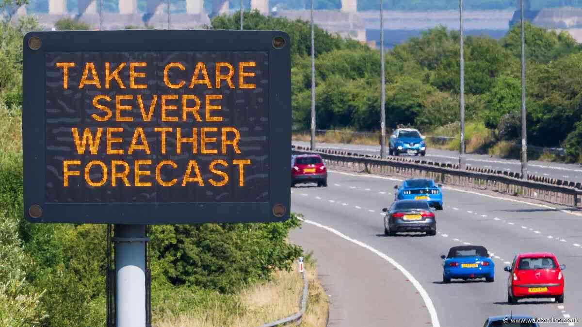 People in Wales warned 'do not go outside between 11 and 3 this week'