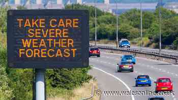 People in Wales warned 'do not go outside between 11 and 3 this week'