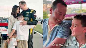 Kyle Busch's widow posts heartbreaking Father's Day tribute a month on from his shock death at 41: 'Cards were already made'